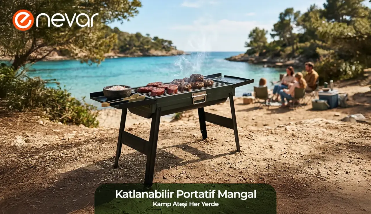 Kamp Ateşi Artık Her Yerde: Katlanabilir Portatif Mangal