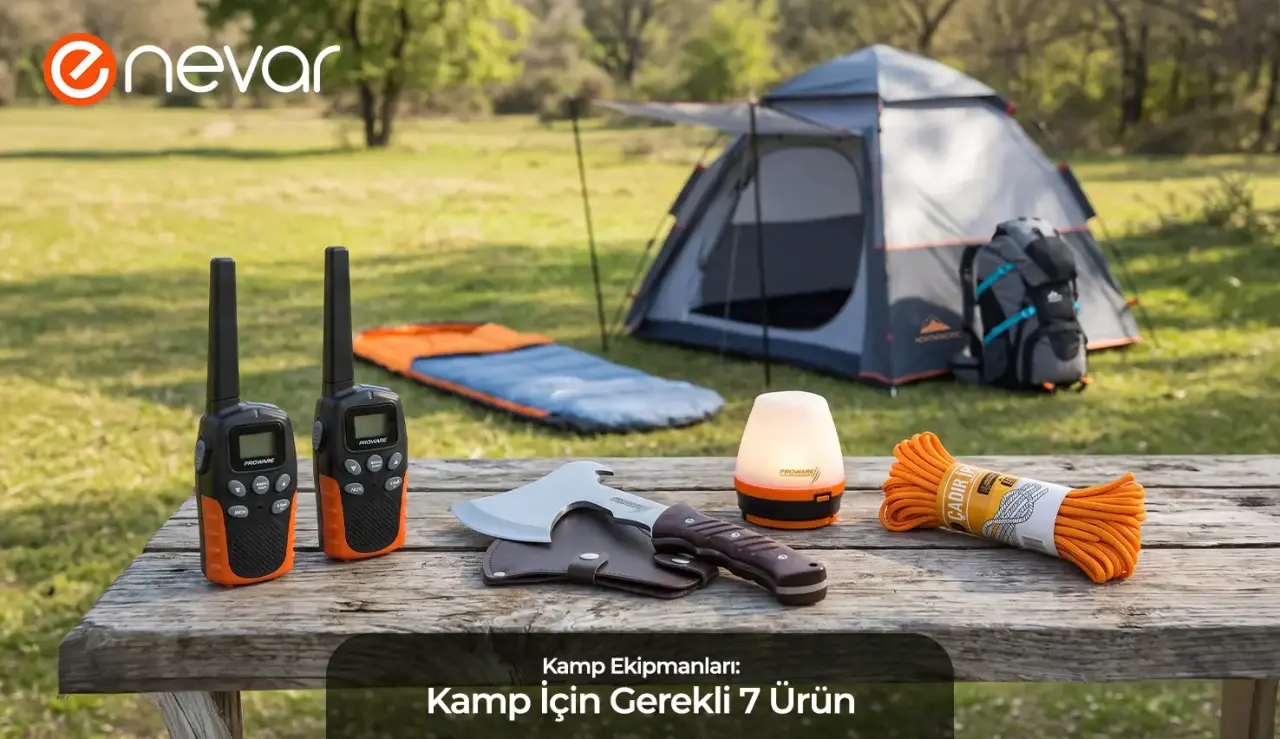 Kamp Ekipmanları: Kamp İçin Gerekli 7 Ürün