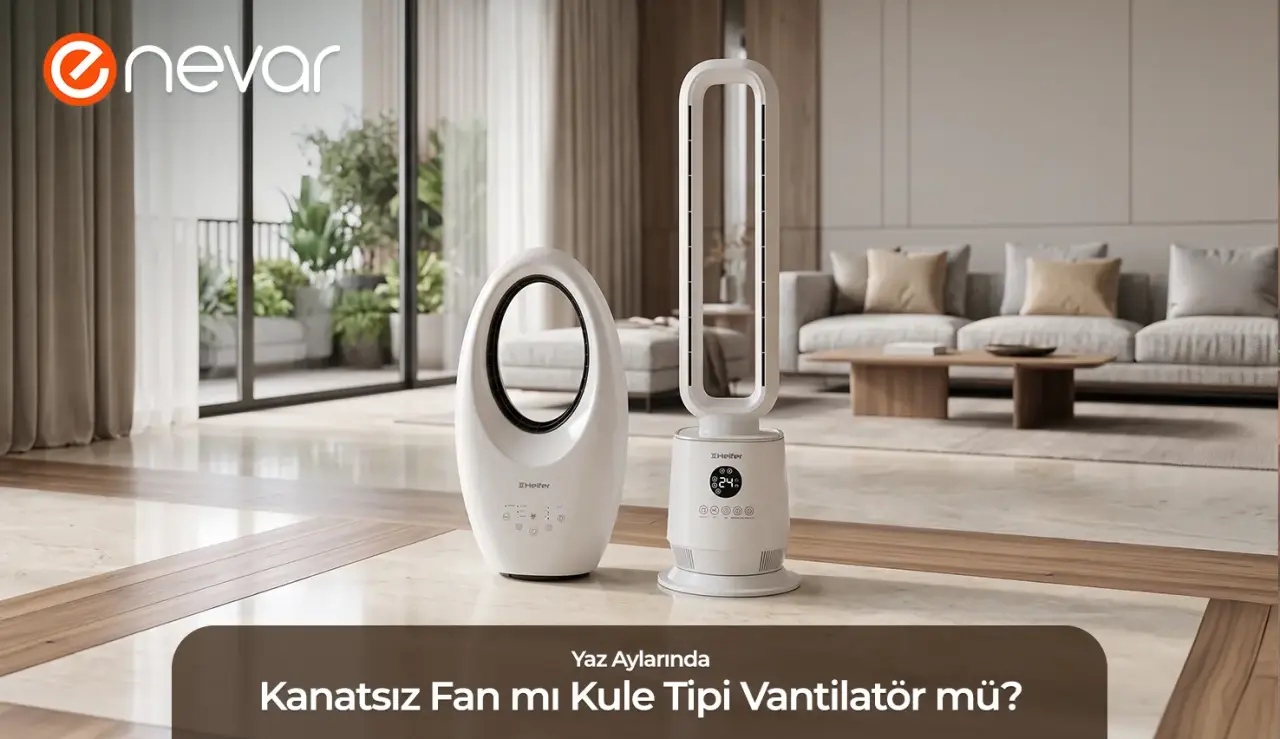 Yaz Aylarında Kanatsız Fan mı Kule Tipi Vantilatör mü?