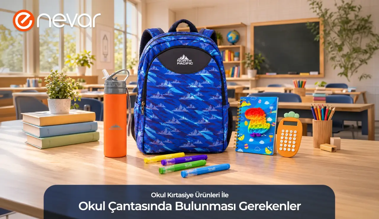 Okul Kırtasiye Ürünleri ile Okul Çantasında Bulunması Gerekenler