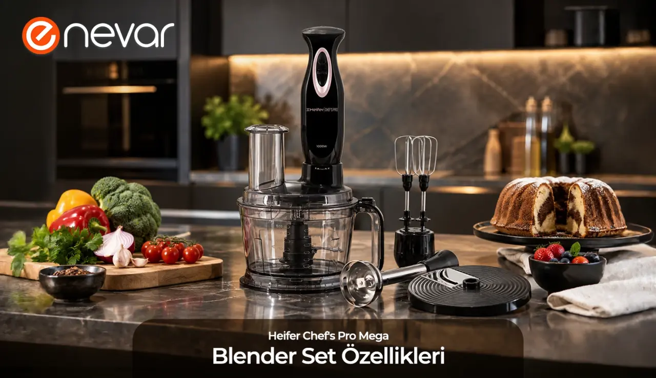 Heifer Chef's Pro Mega Blender Seti Özellikleri