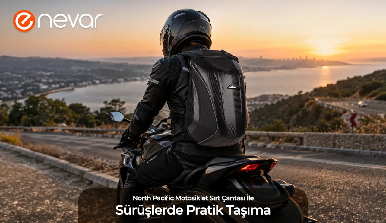 North Pacific Motosiklet Sırt Çantası ile Sürüşlerde Pratik Taşıma