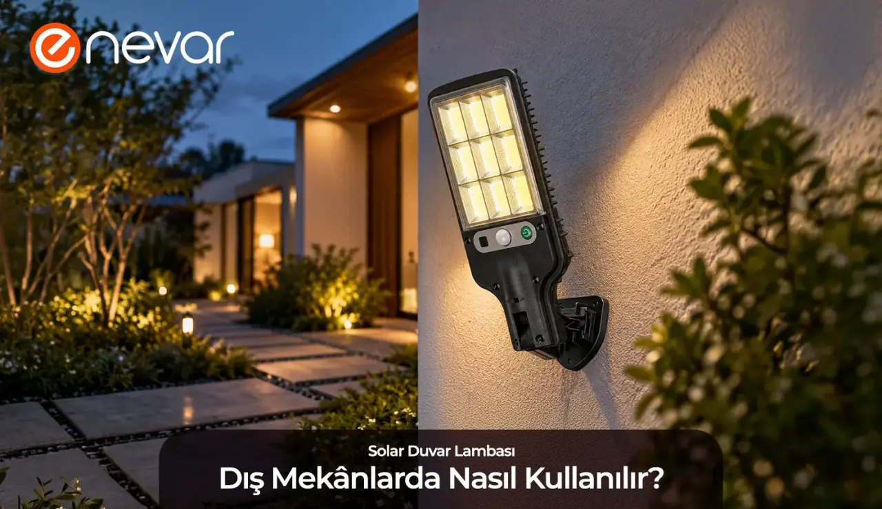 Solar Duvar Lambası Dış Mekânlarda Nasıl Kullanılır?