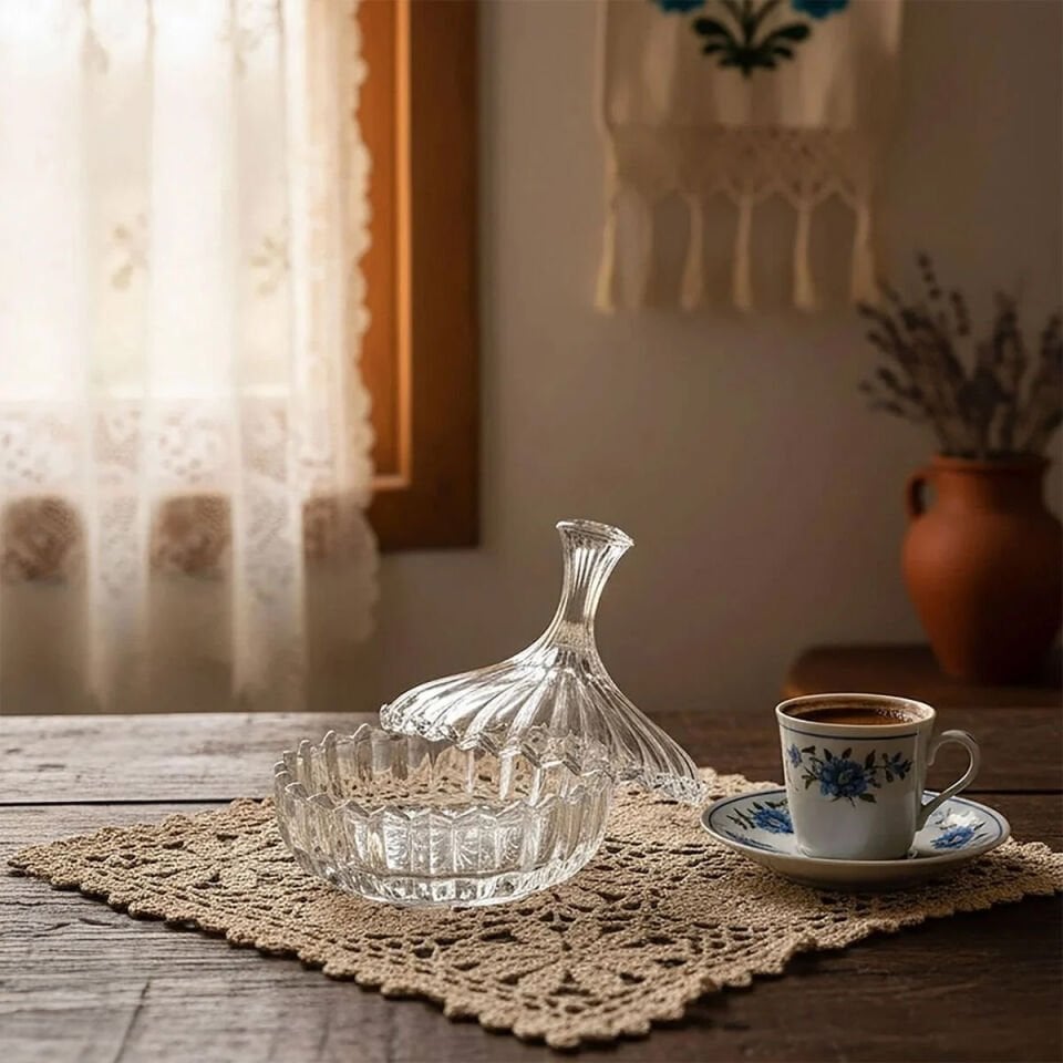 Cam Şekerlik/Lokumluk - 330 CC