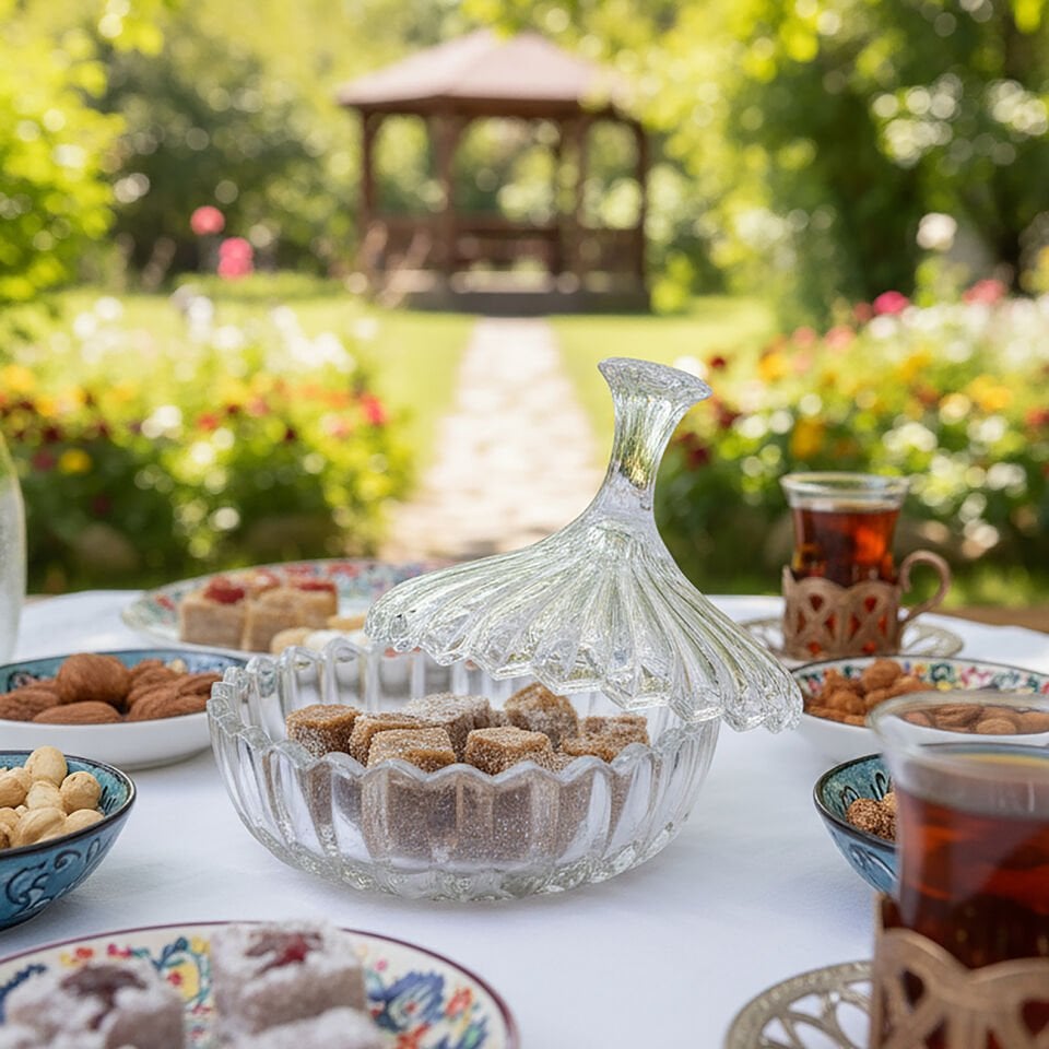 Cam Şekerlik/Lokumluk - 330 CC