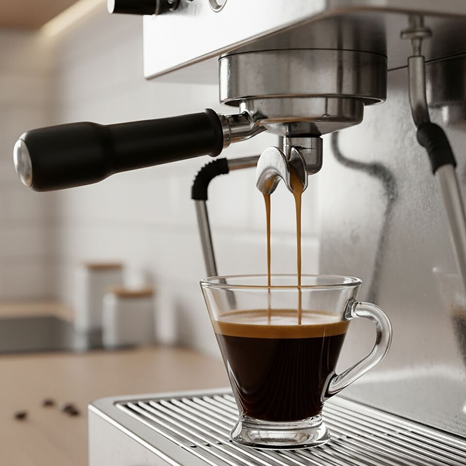 6'lı Cam Espresso Bardağı - 110 CC