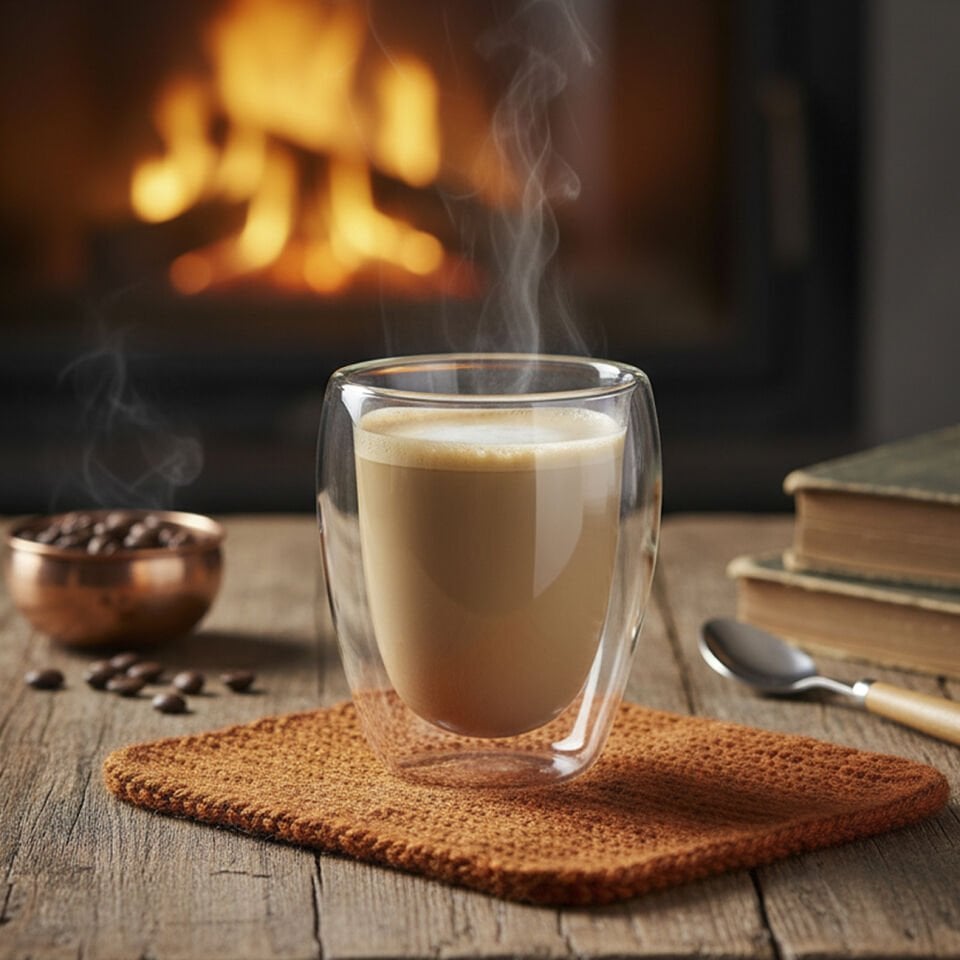 Çift Cidarlı Borosilikat Bardak - 350 ML