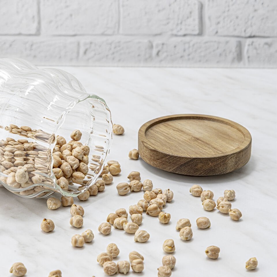 Akasya Kapaklı Borosilikat Kavanoz - 700 CC