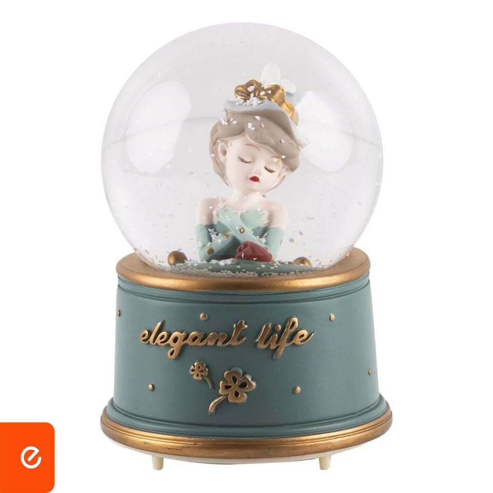 Dekoratif Kar Küresi - Prenses