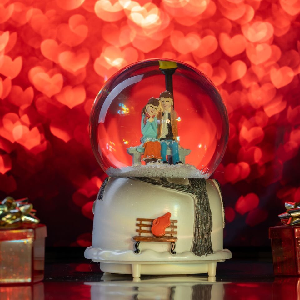 Dekoratif Kar Küresi - Sevgi