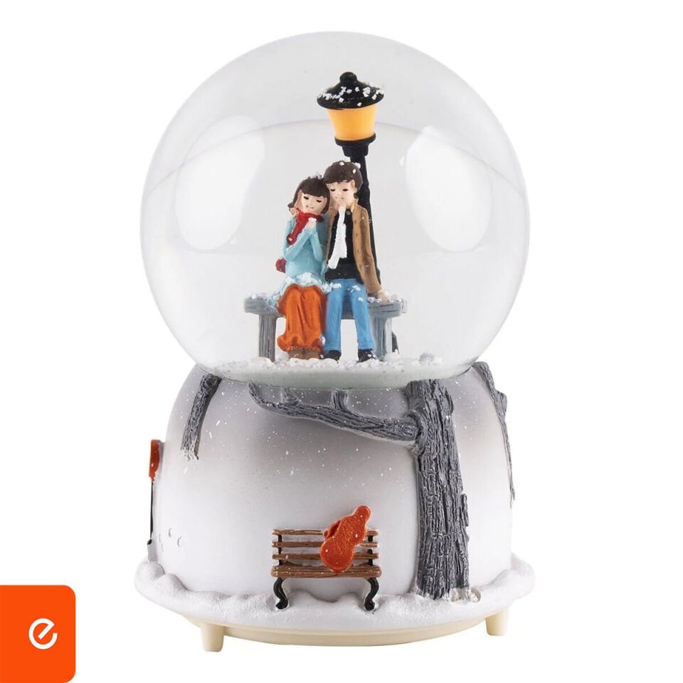 Dekoratif Kar Küresi - Sevgi