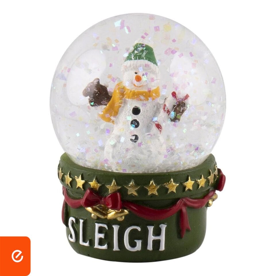 Dekoratif Mini Kar Küresi - Kızak