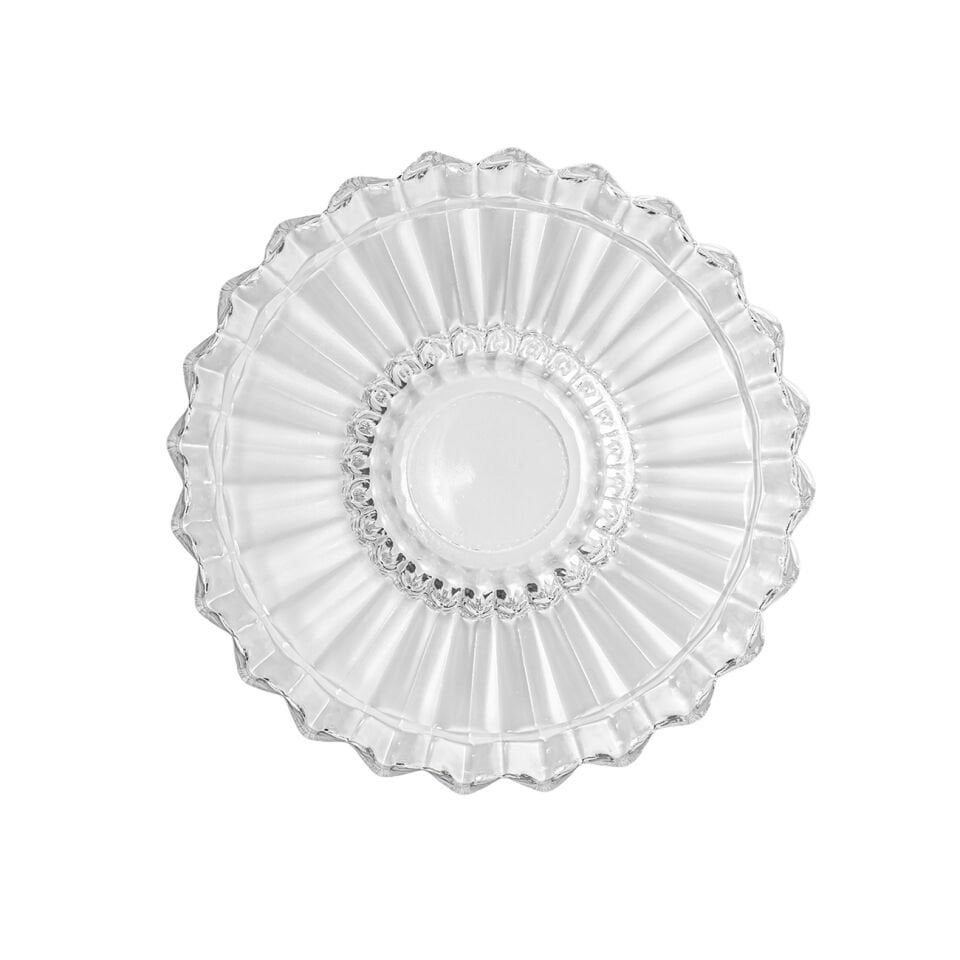 Cam Kahve Fincan Seti 6 Kişilik 110ml – Şeffaf Türk Kahvesi Fincanı ve Tabaklı Sunum Seti