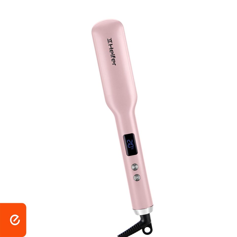 Saç Düzleştirici Tarak 210°C Dijital Göstergeli PTC Isıtıcı – Çift Voltajlı, Hızlı Isınma