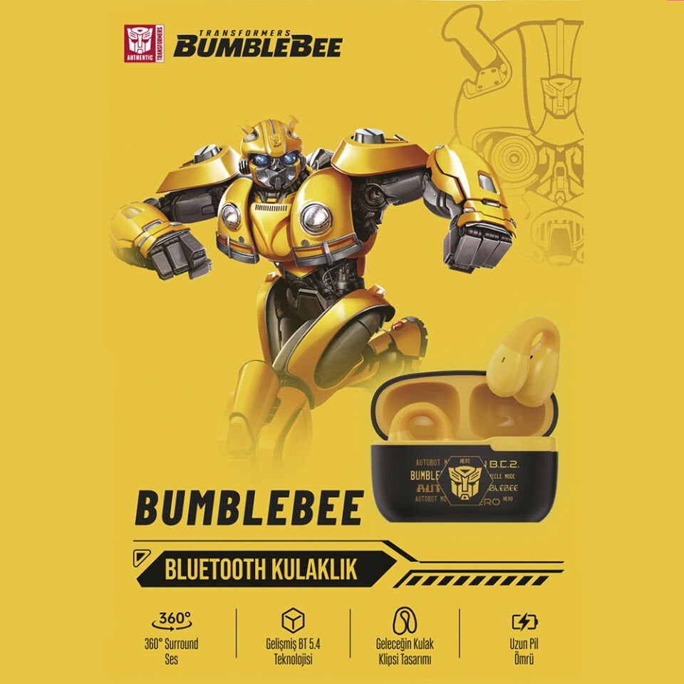 BumbleBee Open-Ear Bluetooth Kulaklık/Siyah