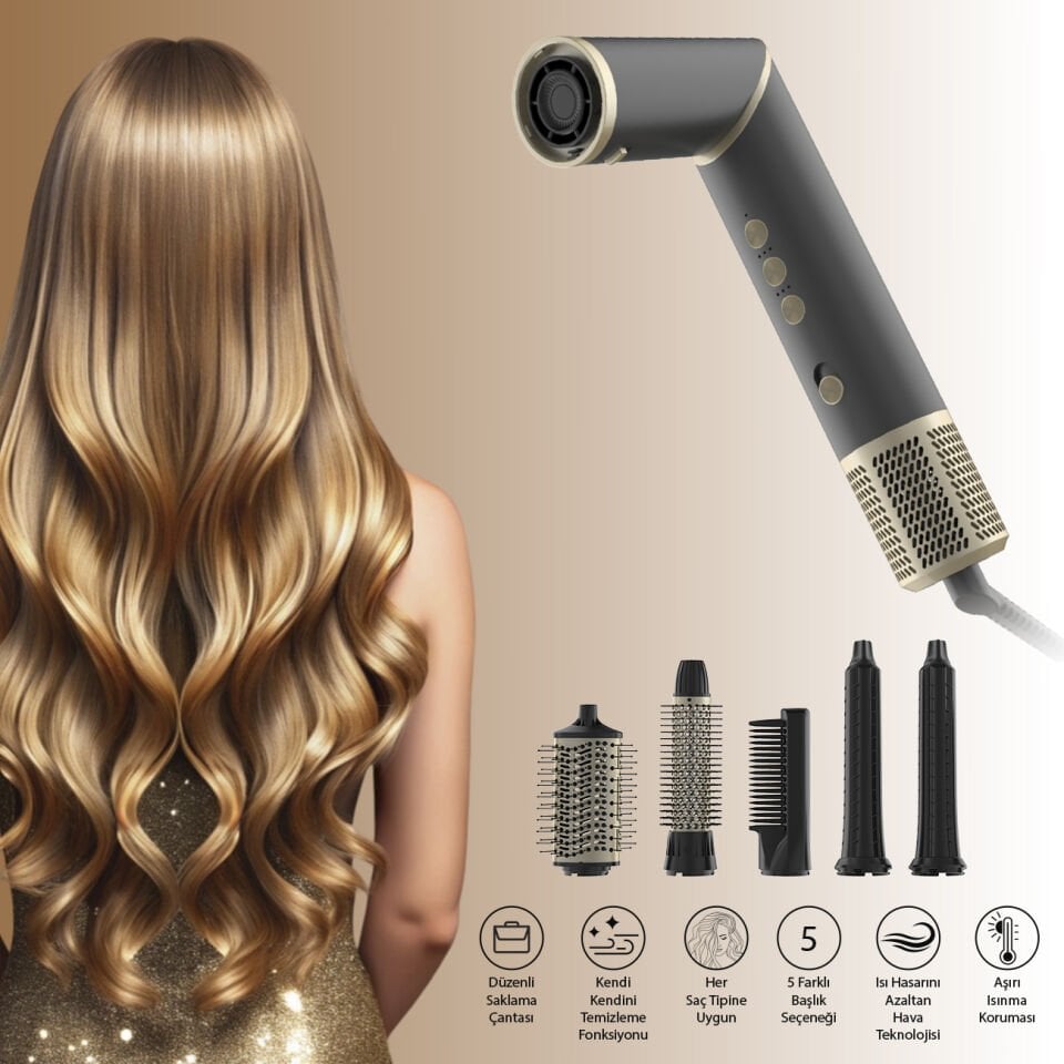 Airshape Saç Şekillendirici V2 - Çantalı