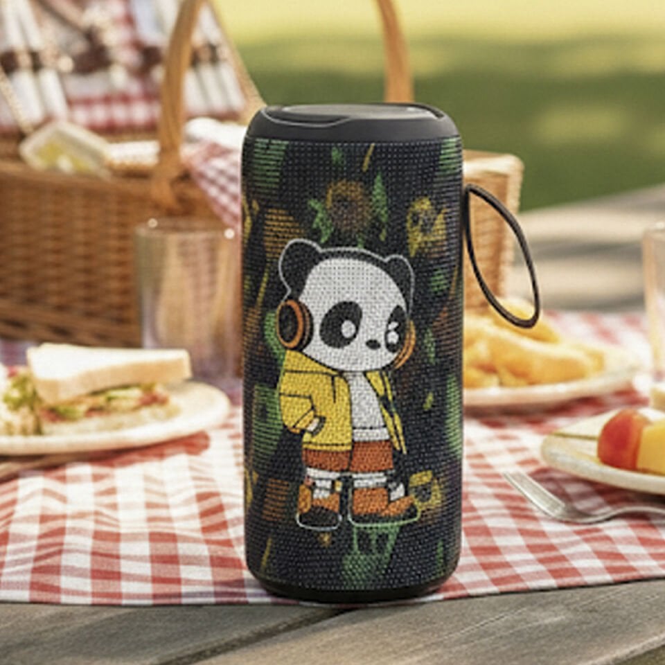 Panda Bluetooth Hoparlör - RGB Işıklı