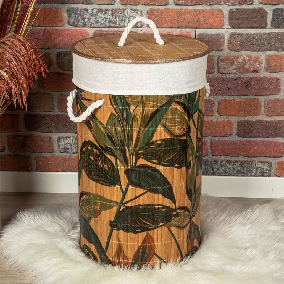 Bambu Çamaşır Sepeti