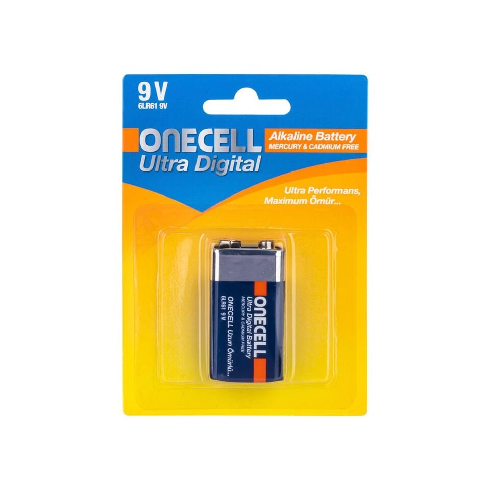 Ultra Dijital Alkalin 9v Pil