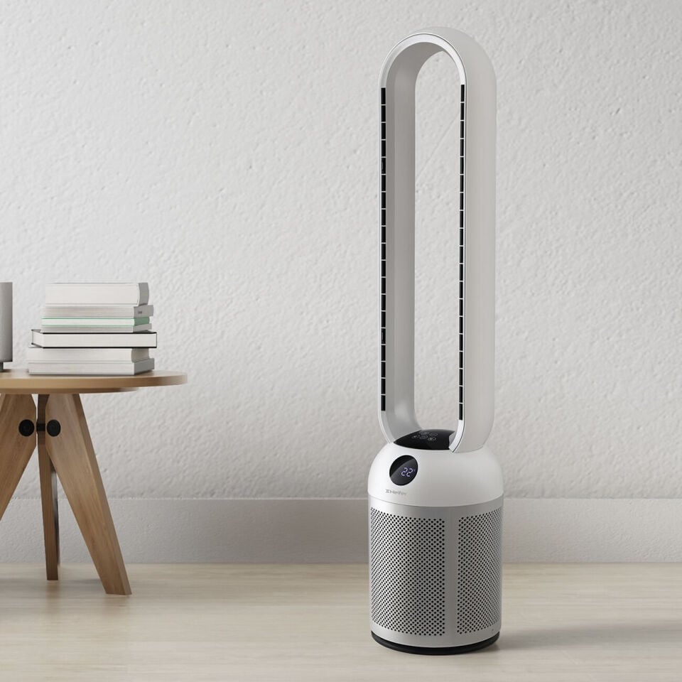 Uzaktan Kumandalı Ayaklı Kanatsız Fan - 35 Watt