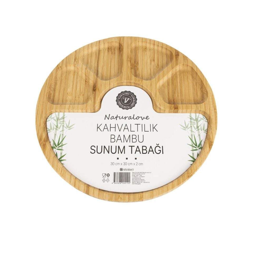 Bambu Sunum Tabağı