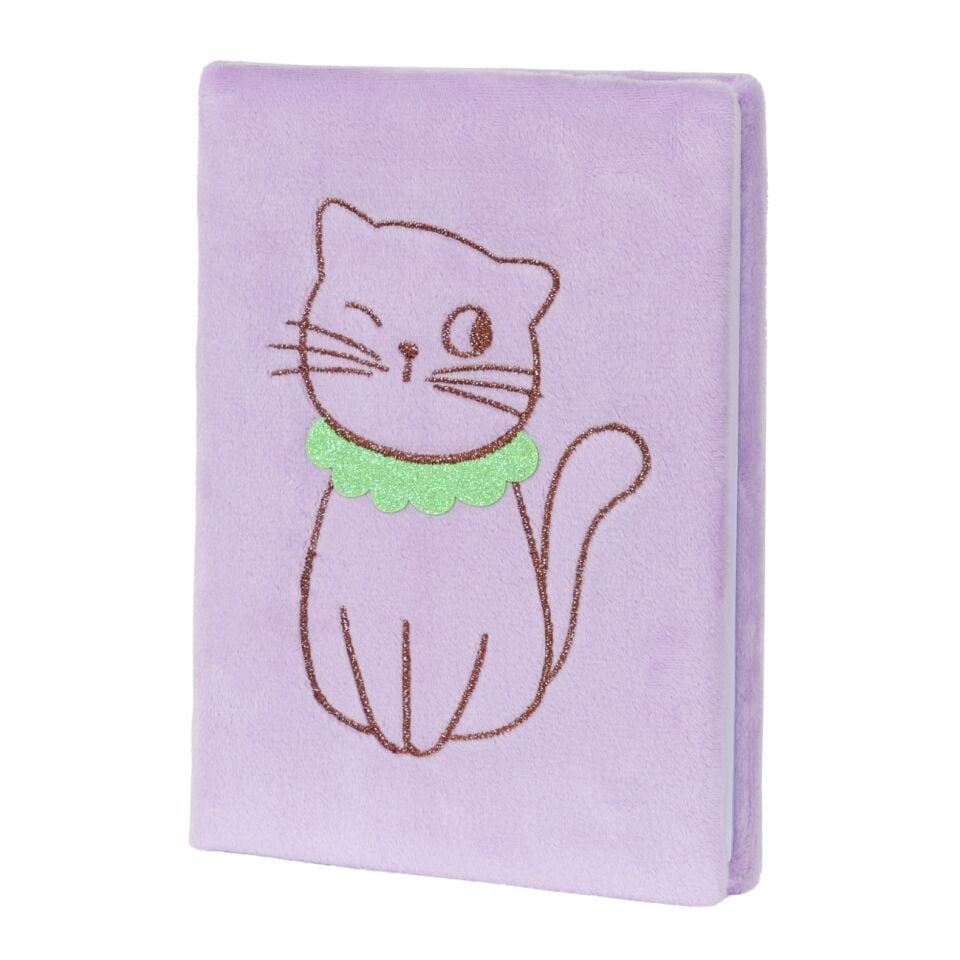 Pelüş ve Eğlenceli Defter - Kedi Figürlü