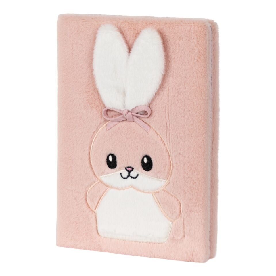 Pelüş ve Eğlenceli Defter - Tavşan Figürlü