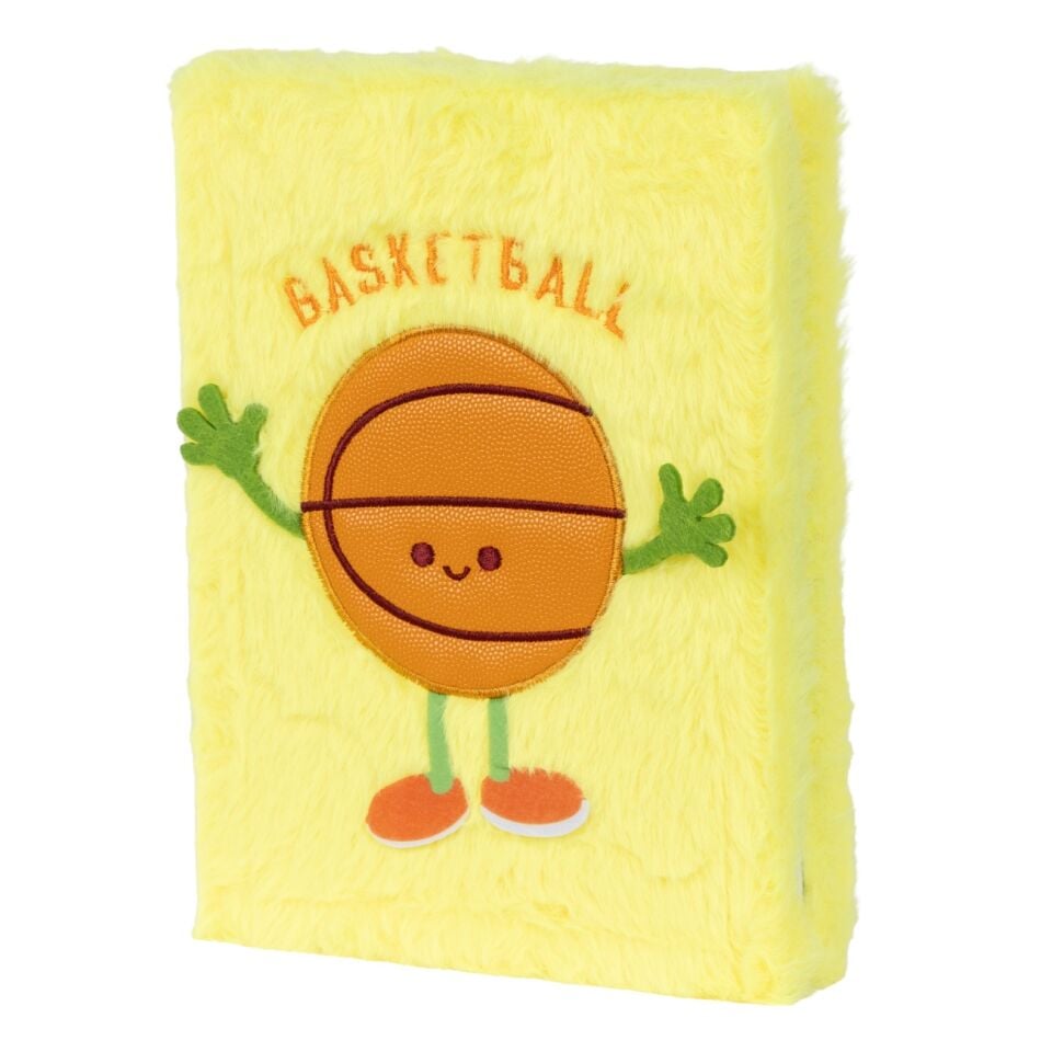 Pelüş ve Eğlenceli Defter - Basketbol Topu Figürlü