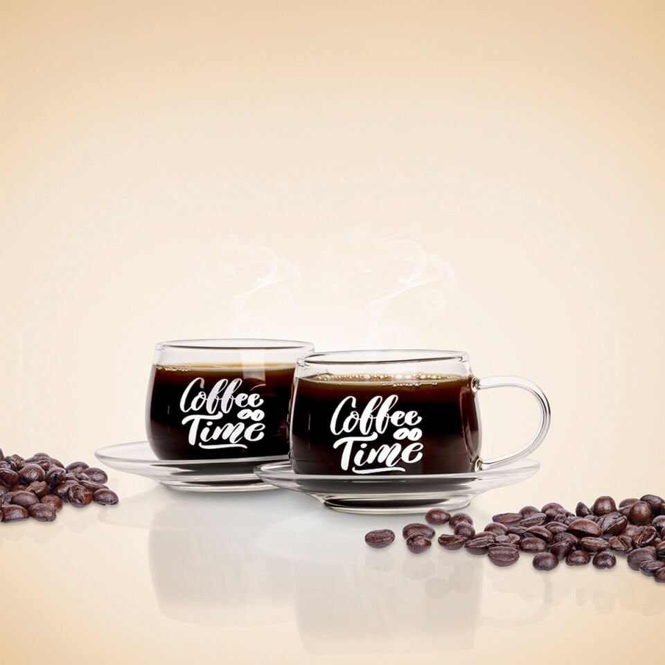 Borosilikat Fincan Seti