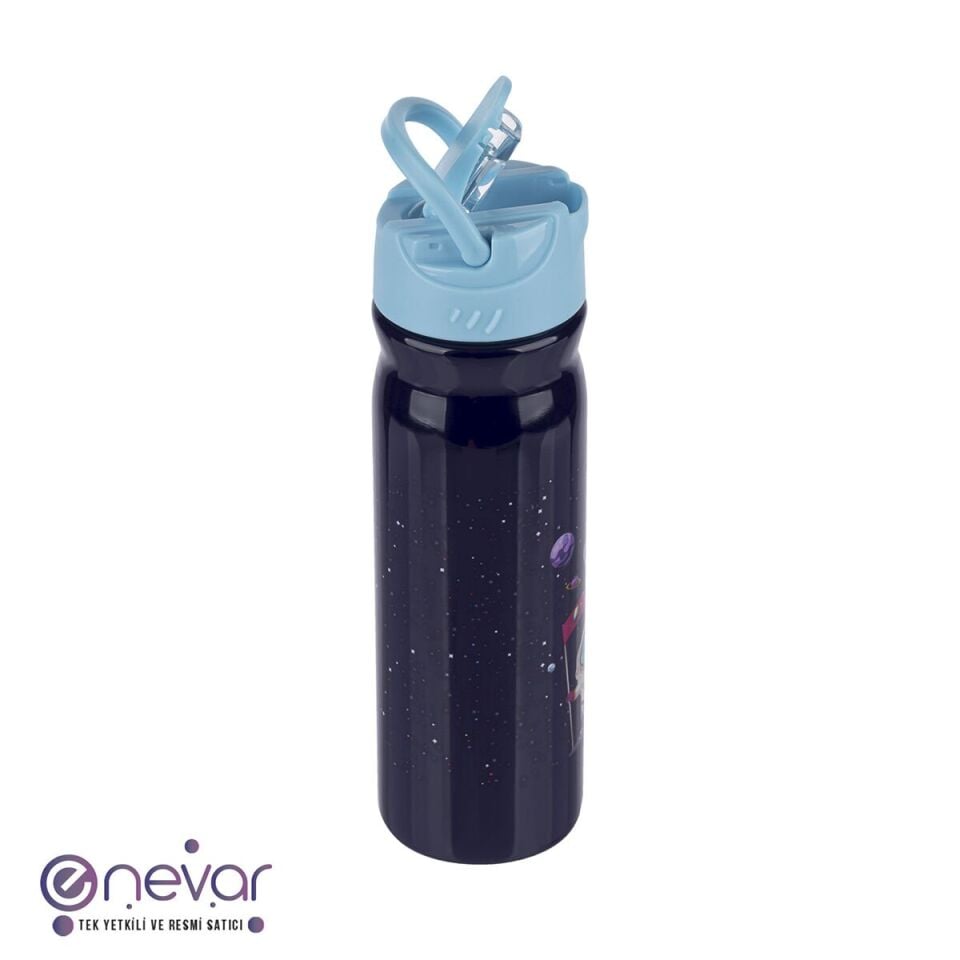 Gezegen Desenli Çelik Matara