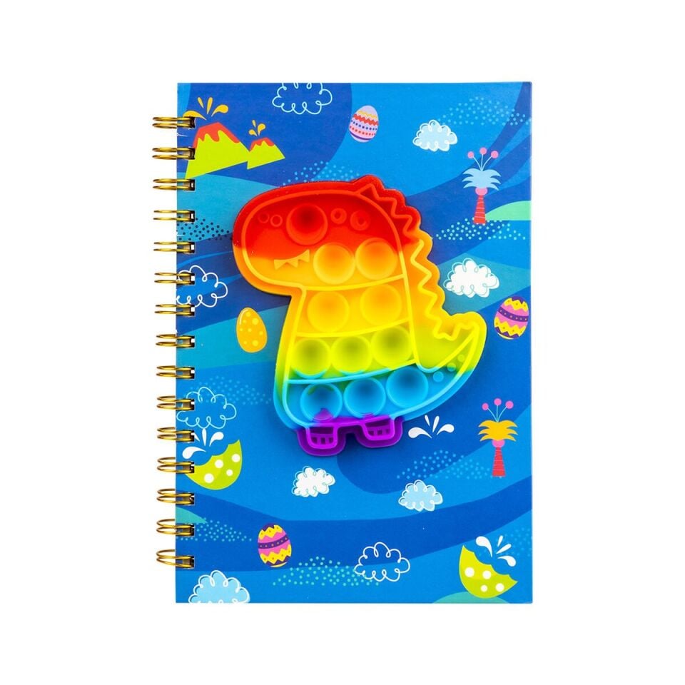Dinozor Figürlü Eğlenceli Defter