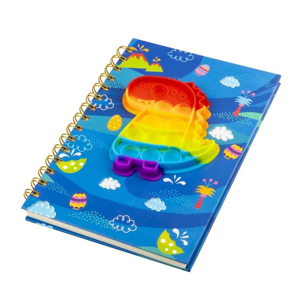 Dinozor Figürlü Eğlenceli Defter