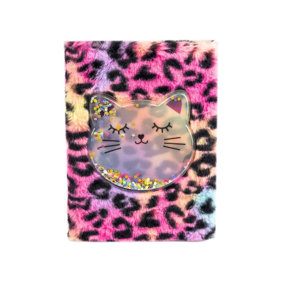 Kedi Figürlü Peluş Defter