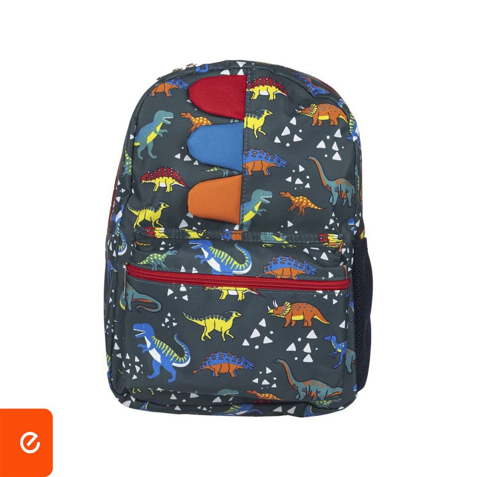 Dinozor Desenli Anaokulu Çantası