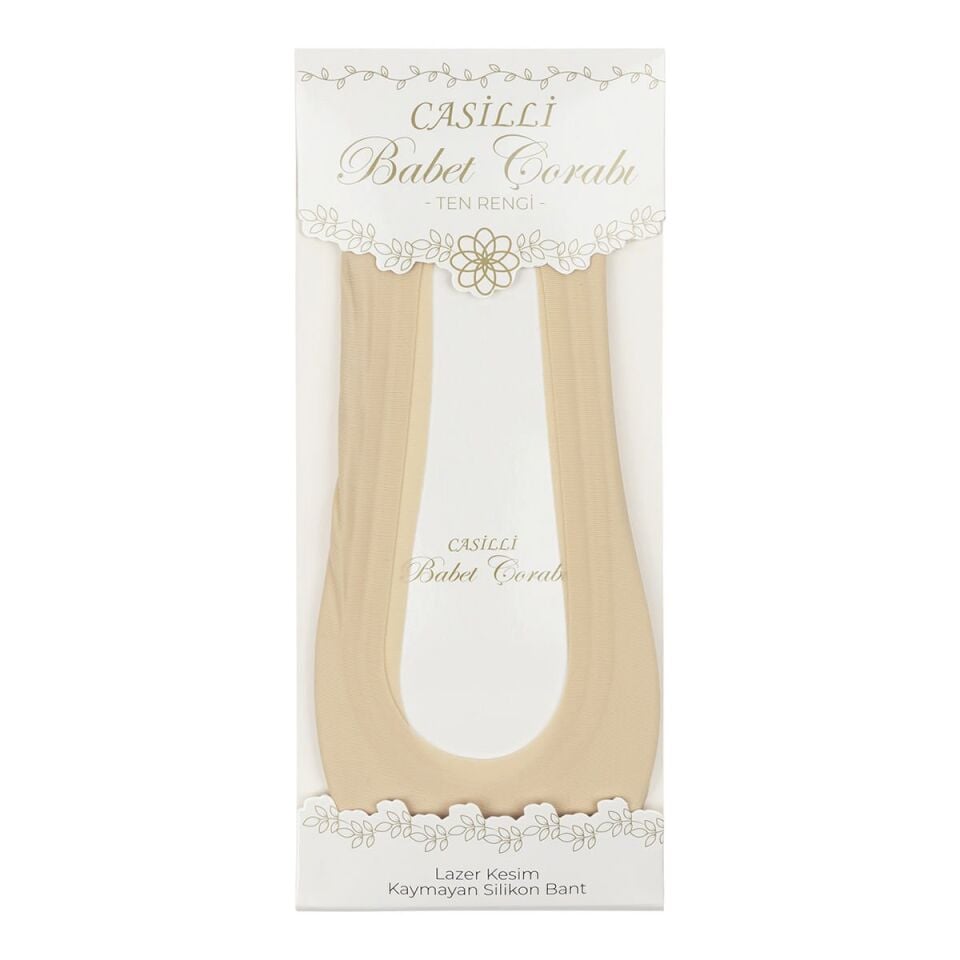 Ten Rengi 3'lü Babet Çorabı