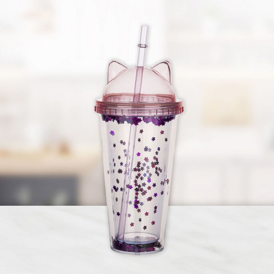 Pipetli Figürlü Bardak