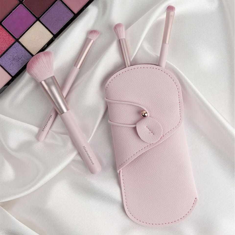 Çantalı Makyaj Fırça Seti