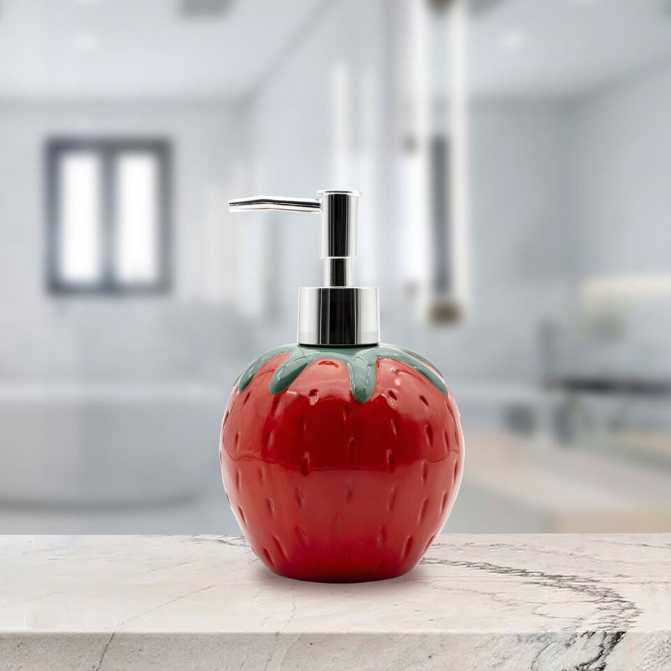 Çilek Şekilli Sıvı Sabunluk