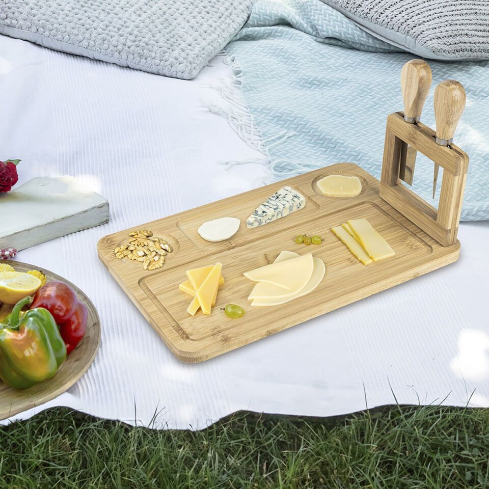 Naturalove - Bambu Peynir Sunum Tabağı