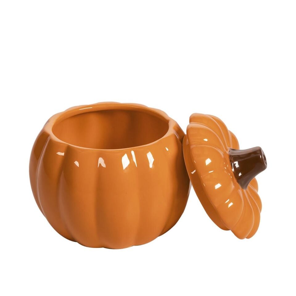 Benante - Bal Kabağı Şekilli Seramik Kavanoz