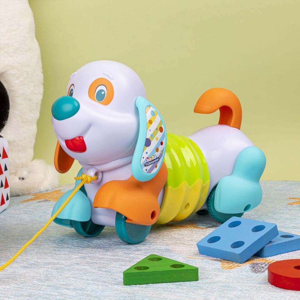 Clementoni - Çek Bırak Oyuncak Köpek