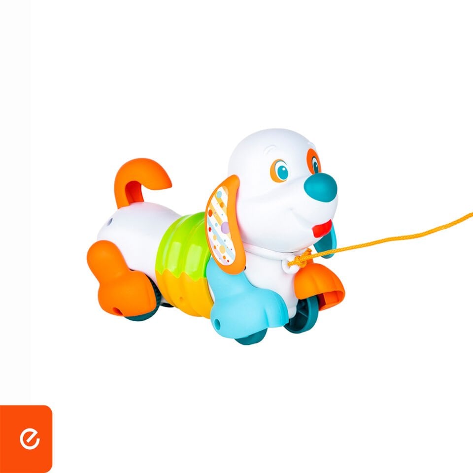 Clementoni - Çek Bırak Oyuncak Köpek