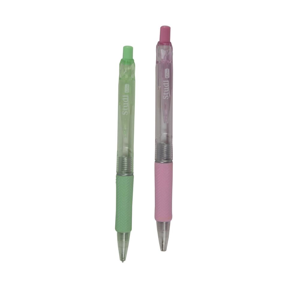 Uçlu Kalem- 2'li Açık Yeşil-Pembe