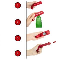 Eğlenceli Şişe Açacağı Kırmızı