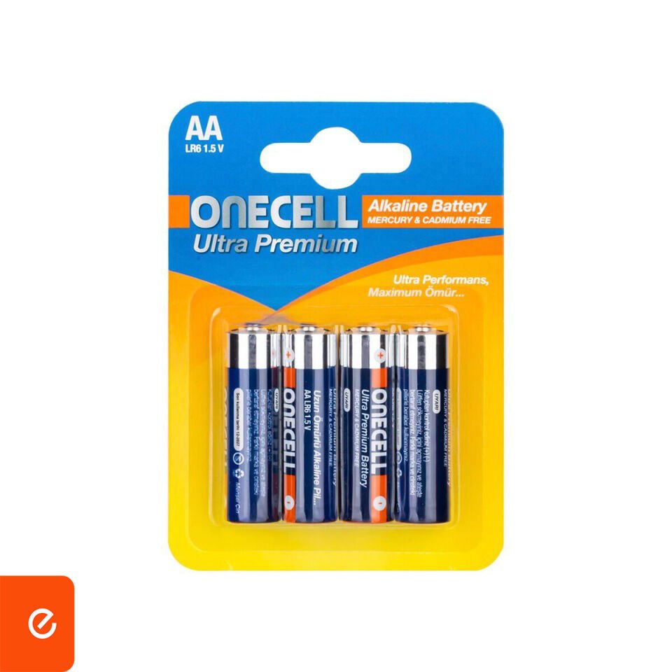 Ultra Premium Alkalin AA Boy Pil 4'lü