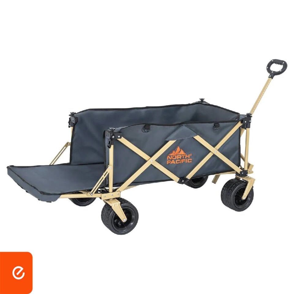 Katlanabilir Kamp Arabası - 100 kg Taşıma Kapasiteli