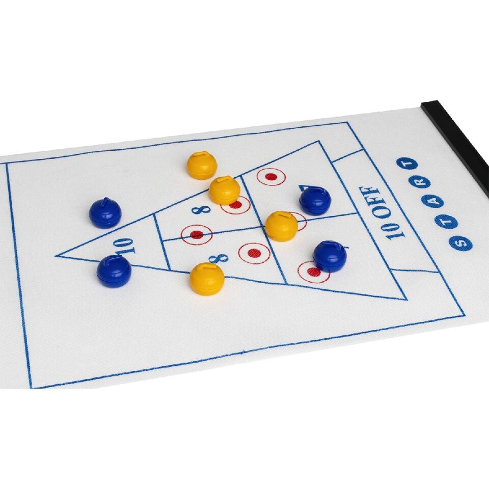 3'ü 1 Arada Masa Oyunu – Curling, Bowling Ve Disk İteleme Seti