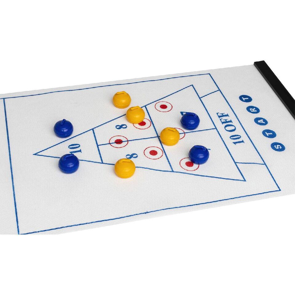 3'ü 1 Arada Masa Oyunu – Curling, Bowling Ve Disk İteleme Seti