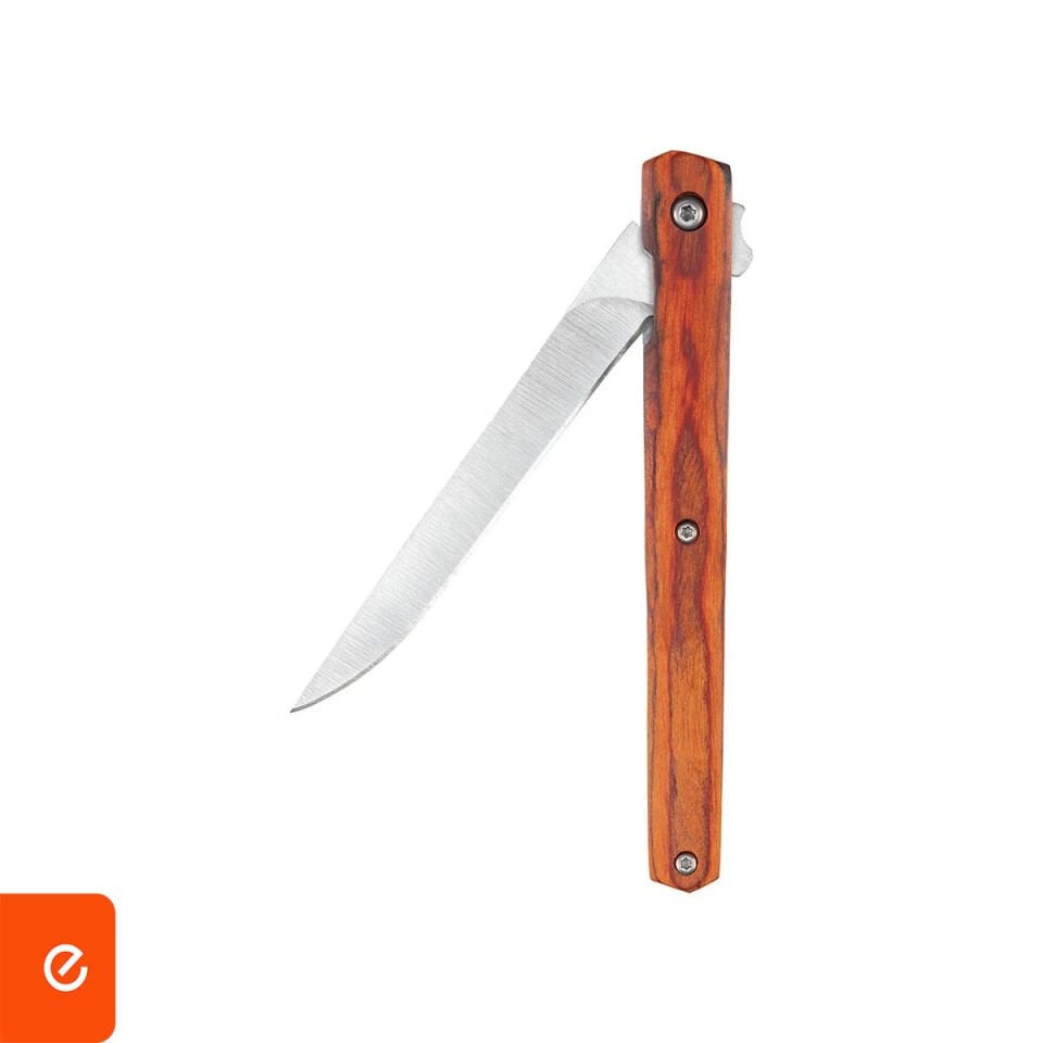 Paslanmaz Çelik Ahşap Saplı Çakı