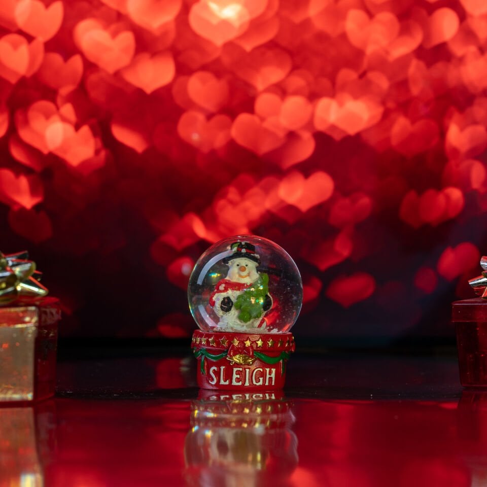 Yeni Yıl Temalı Mini Kar Küresi